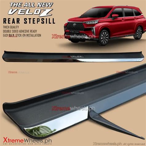 Toyota Avanza Veloz To V Rear Bumper Protector Stepsill