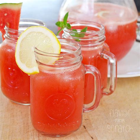 Watermelon Lemonade Flavor From Scratch