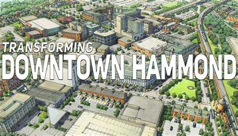 Downtown City Of Hammond Indiana