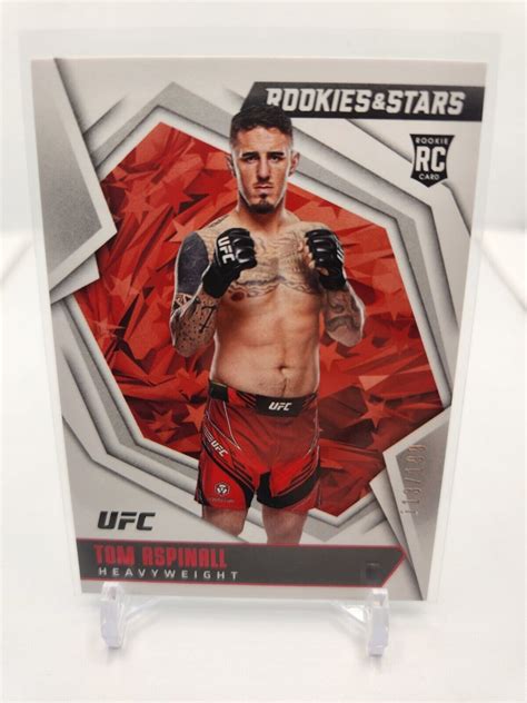 2022 PANINI RED 113 199 UFC CHRONICLES TOM ASPINALL RC HEAVYWEIGHT