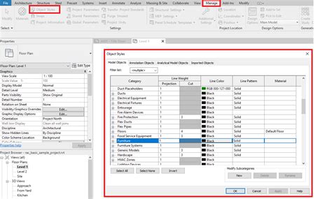 Visibility Graphics In Revit