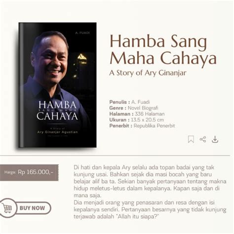 Jual Hamba Sang Maha Cahaya Ari Ginanjar Shopee Indonesia