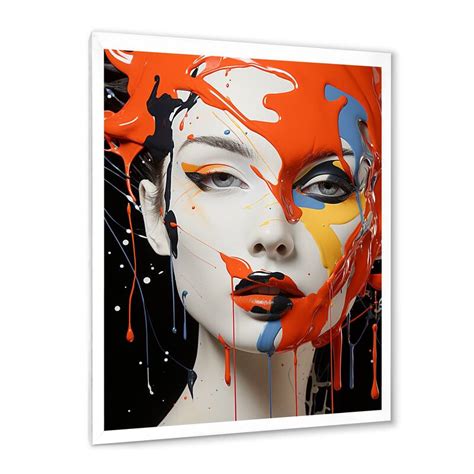 Designart Japon Art Kabuki Drama Woman Portrait Iii Japan Art Framed