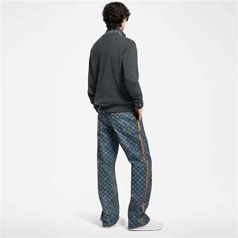 Monogram Denim Tailored Pants Denim 1agiuu Louis Vuitton