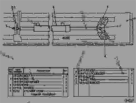 9d9830 Cylinder And Mounting Group Mounting And Blade Side Shift Cylinder