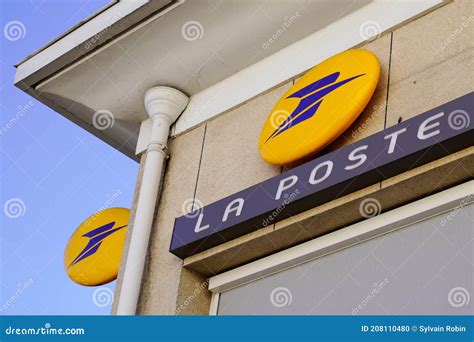 La Poste Logo Brand And Text Office Sign Post French In France