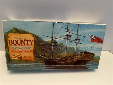 RARE 1966 Lindberg H M S Bounty Mutiny On The Bounty Kit 831 200