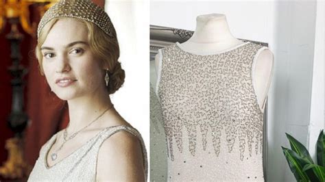 Flapper Dress Downton Abbey Dress Of Lady Rose Macclare Lily James In