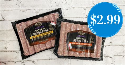 Private Selection Duroc Breakfast Sausage Links Are 2 99 Kroger Krazy