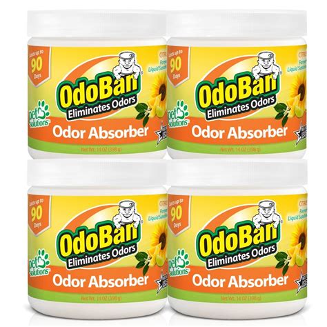 Odoban 14 Oz Citrus Solid Odor Absorber Odor Eliminator For Smoke