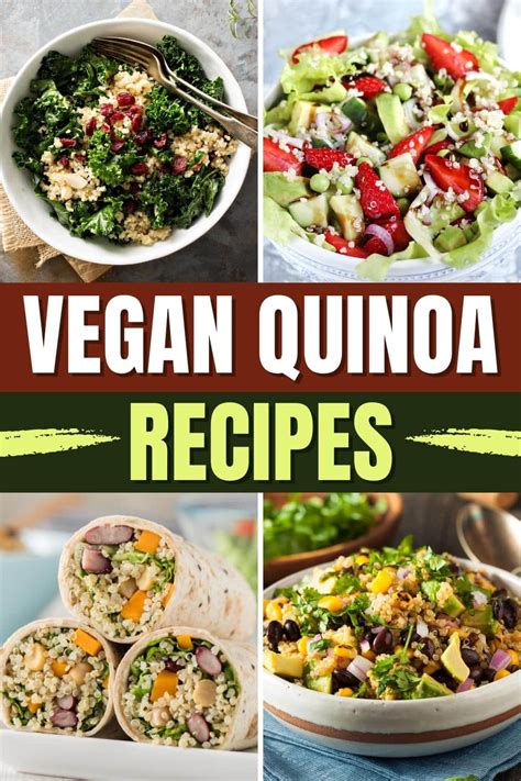 Las 25 mejores recetas veganas de quinua Ideas fáciles para cenar