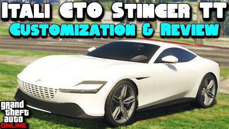 Grotti Itali Gto Stinger Tt Customization Review Gta Online Youtube