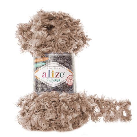 Alize Puffy Fur, 100% Polyester 5 Skein Value Pack, 500g, code APFu ...