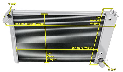 Radiador De Aluminio Chevrolet Central De Radiadores