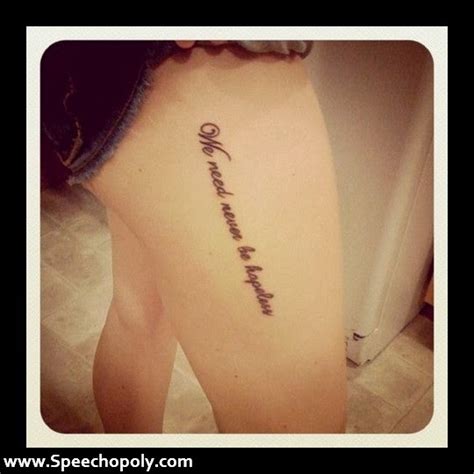 One Word Quotes For Tattoos Quotesgram