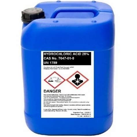 Hydrochloric Acid Hcl Liquid At Rs 5 5 Kilogram Acid Chemical In