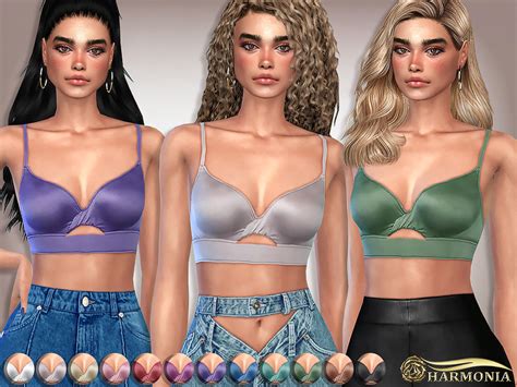 The Sims Resource Silk Keyhole Bralette