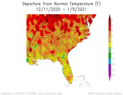 Southeast Climate Update And Webinar Recap January 12 2021 Drought Gov