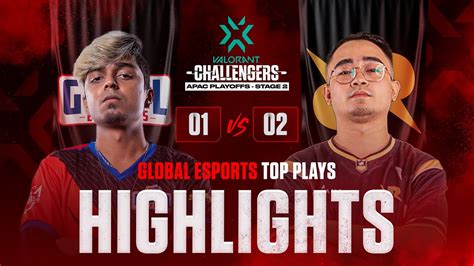 GE Vs RRQ Top Plays Highlights Global Esports VCT APAC Challengers