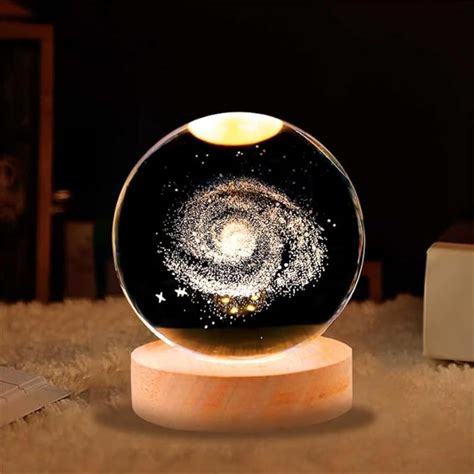 Buy D Galaxy Crystal Ball Night Lamp Solar System Crystal Ball