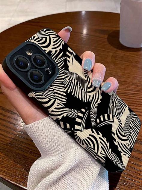 Funda Para Móvil De Rayas Moda De Mujer Shein México