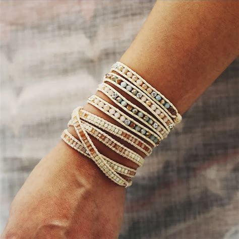 17 KM Bohemian Kralen Weave Charm Armbanden Voor Vrouwen Statement