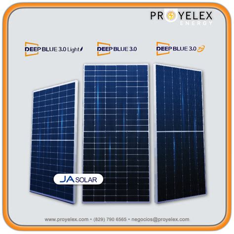 Panel Solar Ja Solar Deep Blue Proyelex