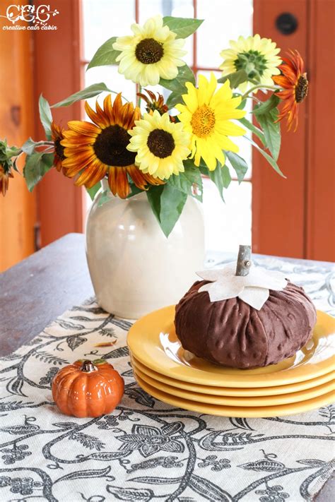 How To Make A No Sew Burlap Table Runner For Fall Creative Cain Cabin