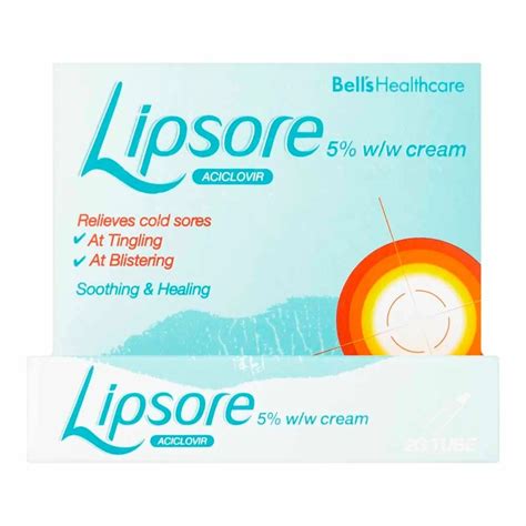 Lipsore 5 Cold Sore Lip Treatment Cream Medicine Marketplace