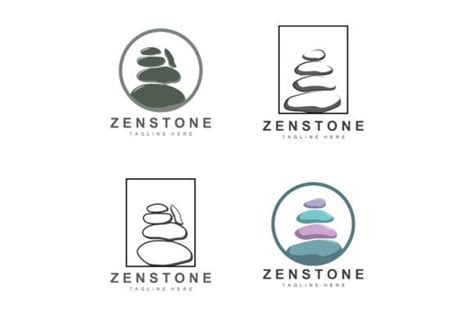 Balance Stone Logo Design Vector Therap Graphic By Ar Graphic