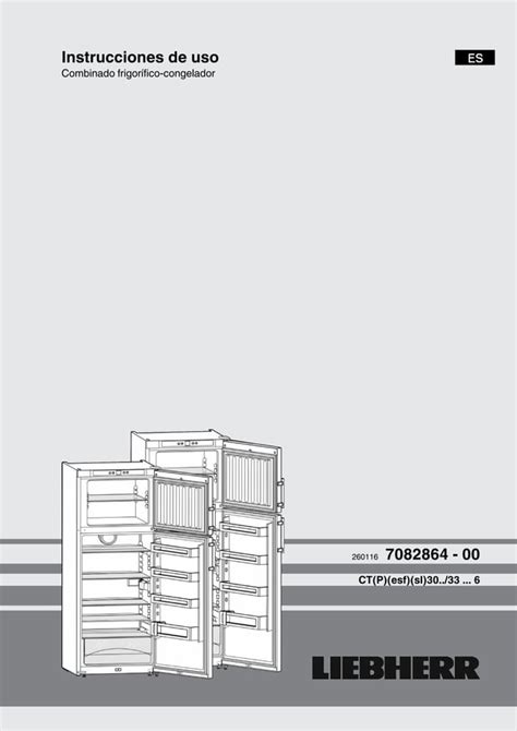 Nevera Liebherr Ctpesf Pdf