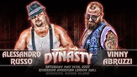 Rwa Dynasty Match Vinny Abruzzi Vs Alessandro Russo Youtube