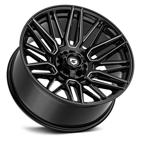 Gear Off Road Bm Wheels Gloss Black With Milled Accents Rims