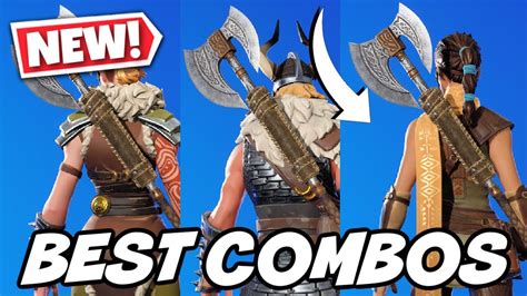 Best Combos For New Ebonheart Battleaxe Backbling Fortnite Youtube