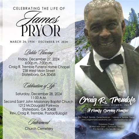 Craig R. Tremble... - Craig R. Tremble Funeral Homes, Inc.
