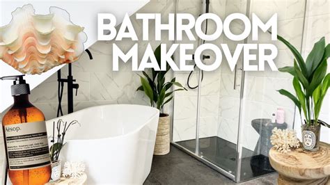 Extreme Bathroom Makeover On A Budget Before And After Youtube