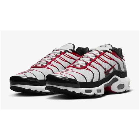 Nike TN Air Max Plus Pure Platinum Black Red FN6949 002 The Sole