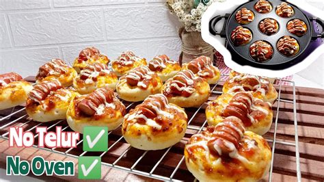 Resep Pizza Mini Enak Dan Empuk No Telur No Oven Ide Jualan Youtube