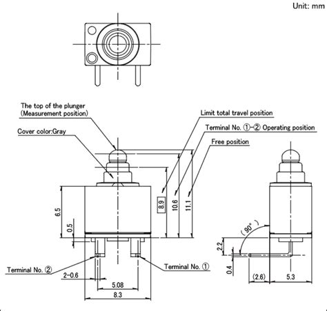 SPVQ810402 Product Information SPVQ8 Series Detector Switches