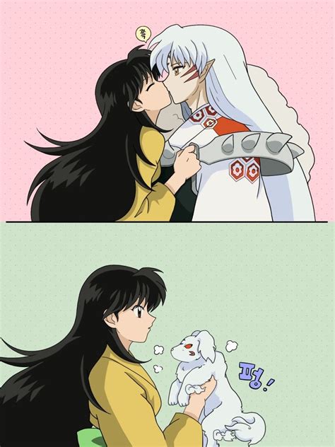 Miroku Kagome Higurashi Sango Rin And Sesshomaru Seshomaru Y Rin