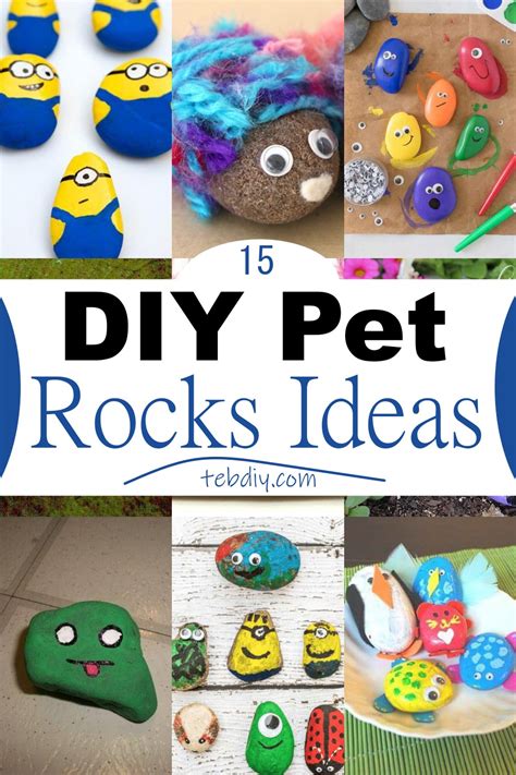 15 Easy Diy Pet Rocks Ideas For Your Kids Fun Teb Diy