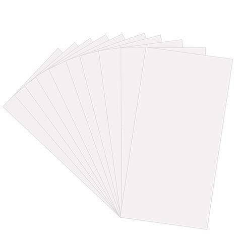 Pack Mil Clear Mylar Stencil Sheets X Blank Stencils