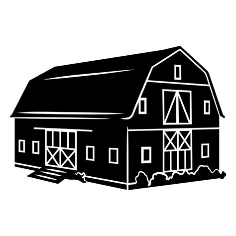 Barn Cut Out 21582566 Vector Art At Vecteezy