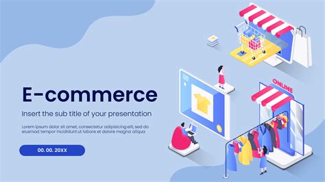 E Commerce Infographic Powerpoint Template