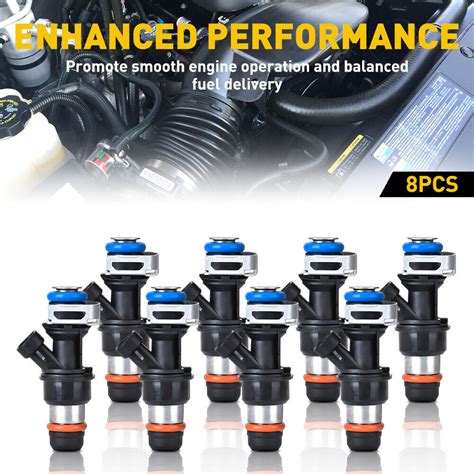 8pcs Fuel Injector For 2000 2006 Chevy Tahoesuburban 48l53l Gmc