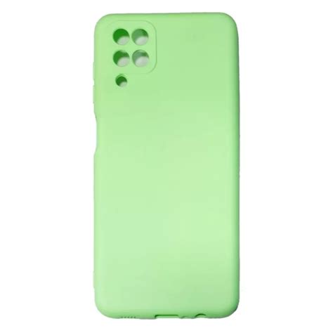 Generico Carcasa Nano Silicon Para Samsung A12 Verde Fluor