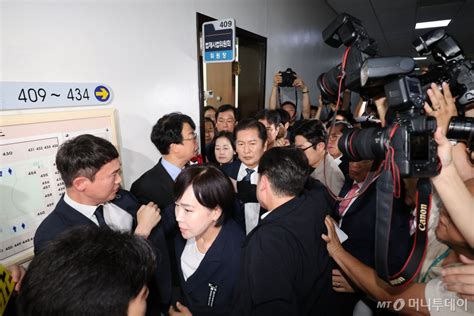 고성·몸싸움 尹탄핵 청문회박정훈 임성근 빼라 지시 없었다