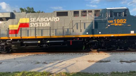 CSX Seaboard System Heritage Unit On Io44 YouTube