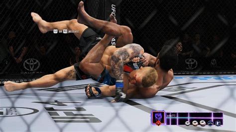 Dillashaw Taps To Cejudo S Rear Naked Choke A Submission Of The Year