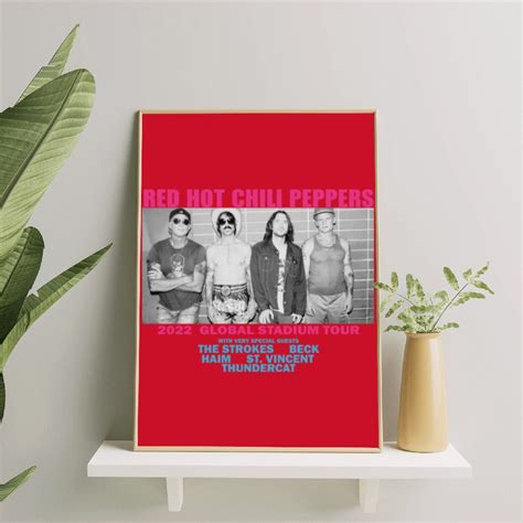 Red Hot Chilli Peppers Global Stadium Tour Poster Set Sold By Kevin Roberson Sku